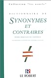 Dictionnaire de synonymes et contraires /