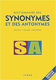 Dictionnaire des synonymes et des antonymes /