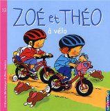 Zoé et Théo à vélo /