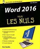 Word 2016 pour les nuls /