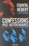 Confessions post-référendaires : les acteurs politiques de 1995 et le scénario d'un oui /