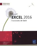 Microsoft Excel 2016 : fonctions de base.